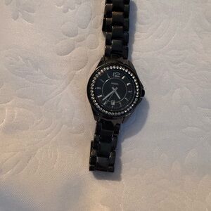 Fossil, Black with Sparkling Accents